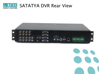SATATYA DVR
Software Key Features

 