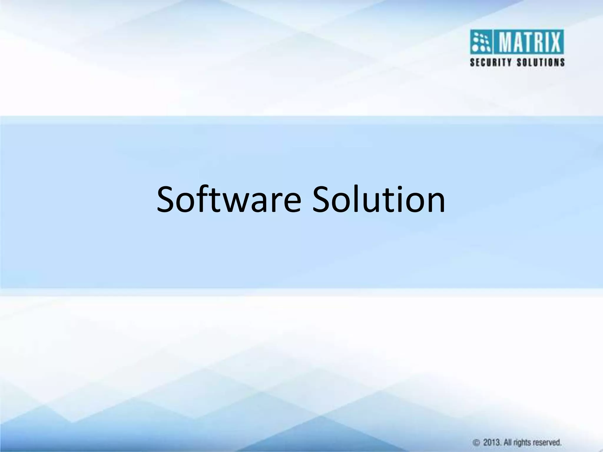 Software Solution

 