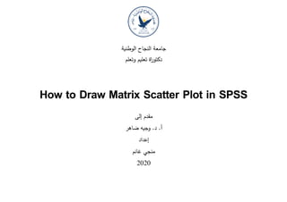 How to Draw Matrix Scatter Plot in SPSS Step by Step | PDF