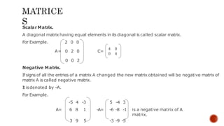 Presentation On Matrices Mathematics DIU | PPTX