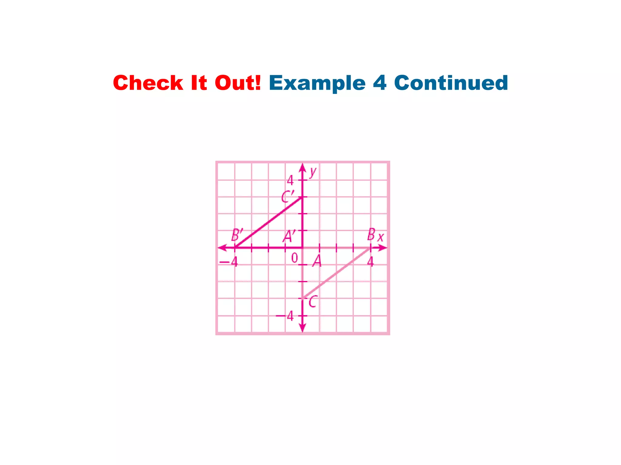 Check It Out! Example 4 Continued
 