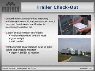 Control Matrix Warehouse Matrix warehouse & shipping management system presentation | PPTX