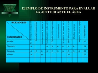 Se elabora por unidad didáctica. 