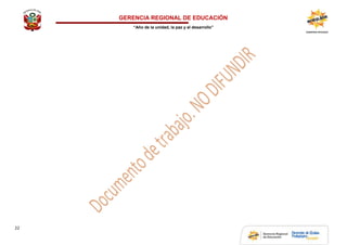 GERENCIA REGIONAL DE EDUCACIÓN
“Año de la unidad, la paz y el desarrollo”
22
 