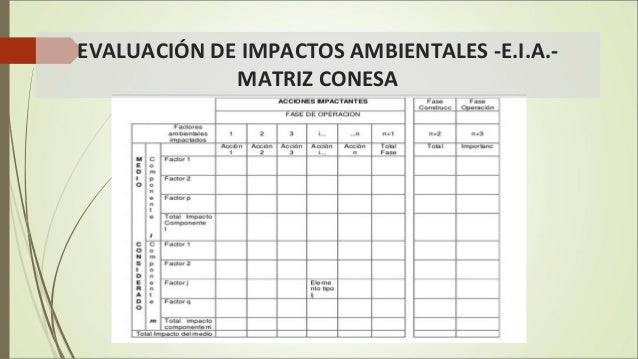 Matriz conesa