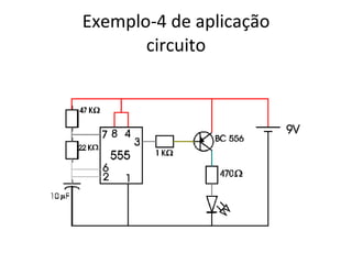 Exemplo-4 de aplicação circuito 