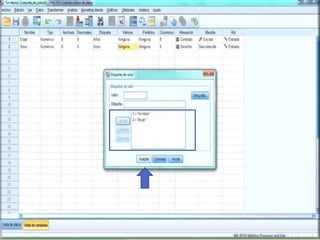 Matriz de datos: SPSS&Excell 