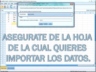 Matriz de datos: SPSS&Excell 