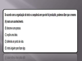 Matriz Comentada de Língua Portuguesa SPAECE