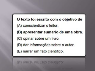 Matriz Comentada de Língua Portuguesa SPAECE