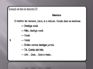 Matriz Comentada de Língua Portuguesa SPAECE