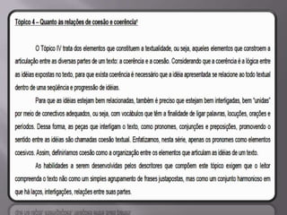 Matriz Comentada de Língua Portuguesa SPAECE