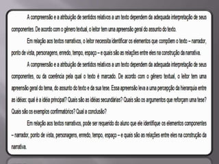 Matriz Comentada de Língua Portuguesa SPAECE