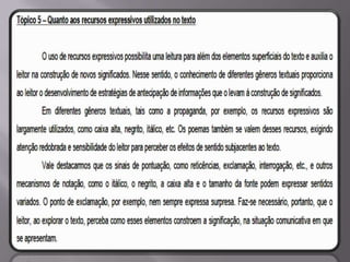 Matriz Comentada de Língua Portuguesa SPAECE