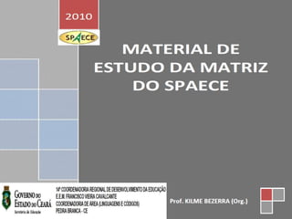 Matriz Comentada de Língua Portuguesa SPAECE
