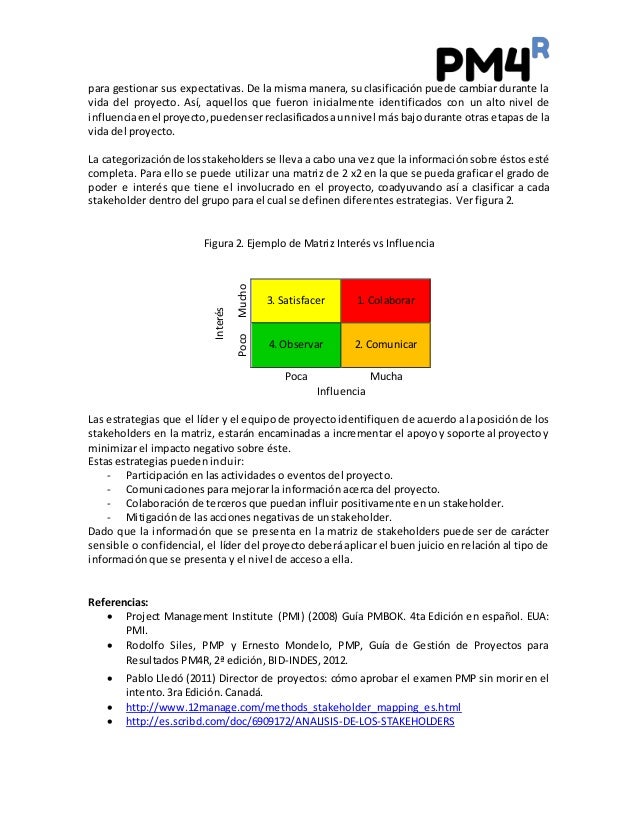 Matriz De Stakeholders Guia 1