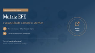 Comprehensive Guide to External Factor Evaluation (EFE) Matrix in ...