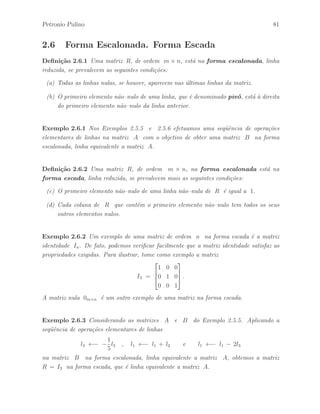 , com 
m1 + · · · + mq = m e n1 + · · · + nr = n . 
 