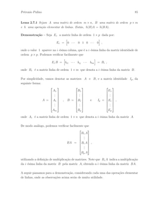 ´e de ordem p × n 