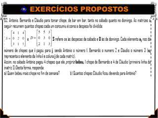 EXERCÍCIOS PROPOSTOS