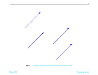 133




             Figura 3.1 – Segmentos orientados representando o mesmo vetor


Marco 2012
   ¸                                                                         Reginaldo J. Santos
 
