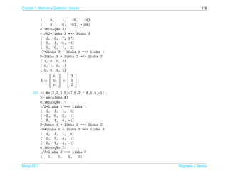 Matrizes e sistemas lineares