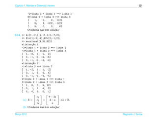 Matrizes e sistemas lineares