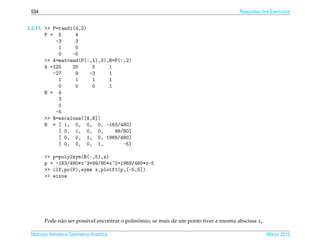 Matrizes e sistemas lineares
