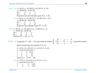 Matrizes e sistemas lineares