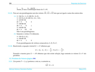 Matrizes e sistemas lineares