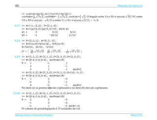 Matrizes e sistemas lineares