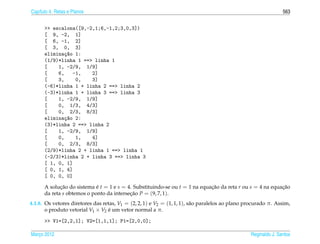Matrizes e sistemas lineares
