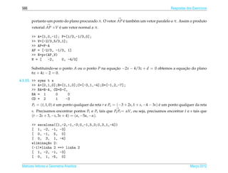 Matrizes e sistemas lineares