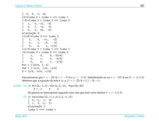 Matrizes e sistemas lineares