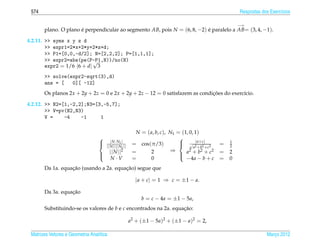 Matrizes e sistemas lineares