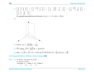 Matrizes e sistemas lineares