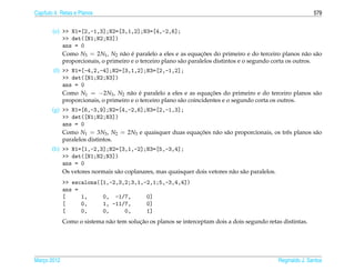 Matrizes e sistemas lineares