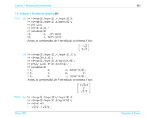 Matrizes e sistemas lineares