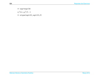 Matrizes e sistemas lineares