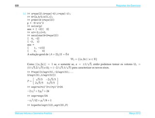 Matrizes e sistemas lineares