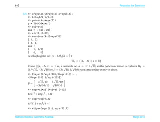 Matrizes e sistemas lineares
