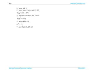 Matrizes e sistemas lineares