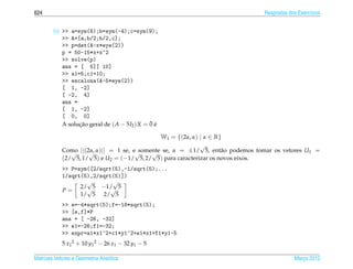 Matrizes e sistemas lineares