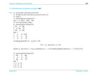 Matrizes e sistemas lineares