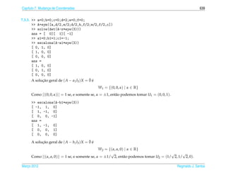 Matrizes e sistemas lineares