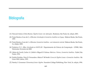 Matrizes e sistemas lineares