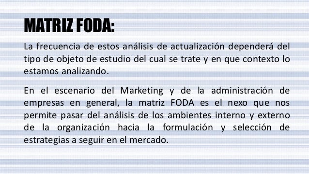 Matriz Dofa-qu Es Y Cmo Hacer Un Anlisis Foda En Tu Empresa