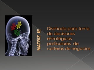 Matriz Interna – Externa