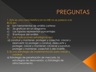 Matriz Interna – Externa