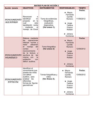 Mafe Instrumento Matriz plan de acción 3 mafe angie johana | DOCX